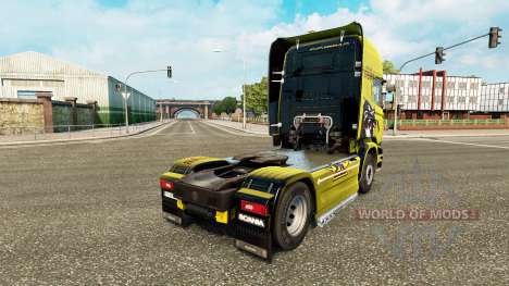 Скин Boston Bruins на тягач Scania для Euro Truck Simulator 2