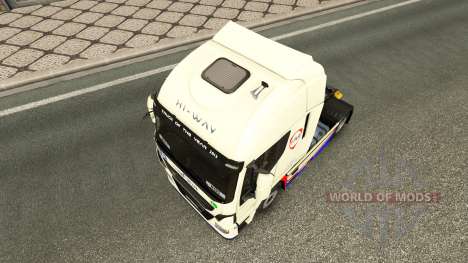 Скин FINA на тягач Iveco Hi-Way для Euro Truck Simulator 2