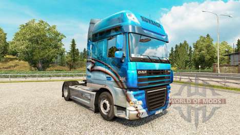 Скин Konzack на тягач DAF для Euro Truck Simulator 2