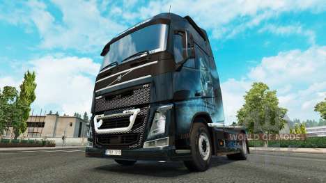 Кенгурятник Kelsa на тягач Volvo для Euro Truck Simulator 2