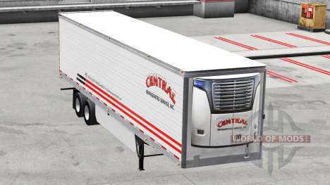 Скин Central v1.5 на рефрижераторный полуприцеп для American Truck Simulator