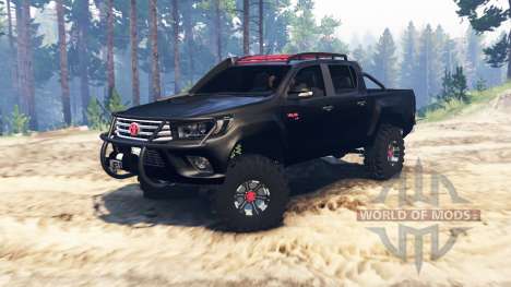 Toyota Hilux Double Cab 2016 для Spin Tires