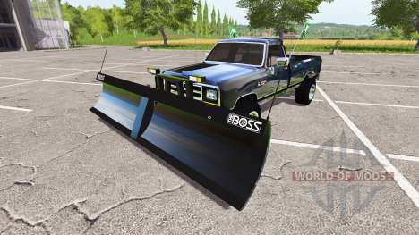 Dodge Power Ram plow для Farming Simulator 2017