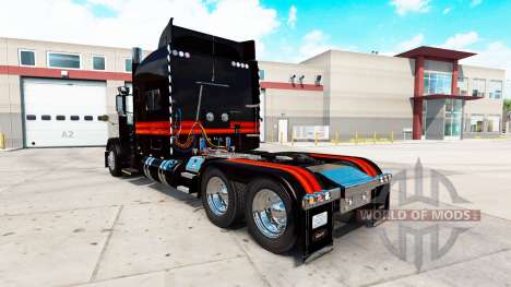Скин Fiery на тягач Peterbilt 389 для American Truck Simulator
