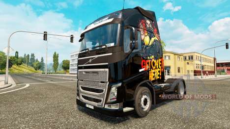 Скин Scorpion на тягач Volvo для Euro Truck Simulator 2