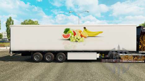 Скин Fruit на рефрижераторный полуприцеп для Euro Truck Simulator 2