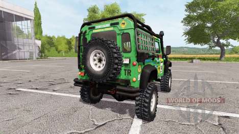 Land Rover Defender 90 Dakar v2.0 для Farming Simulator 2017