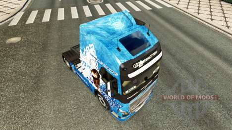 Скин Toronto Maple Leafs на тягач Volvo для Euro Truck Simulator 2