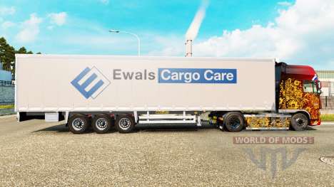 Шторный полуприцеп Wileton Ewals для Euro Truck Simulator 2