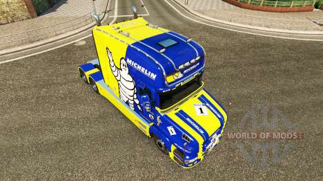 Скин Michelin на тягач Scania T для Euro Truck Simulator 2