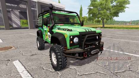 Land Rover Defender 90 Dakar v2.0 для Farming Simulator 2017