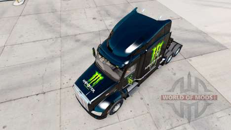 Скин Monster Energy на тягач Peterbilt 579 для American Truck Simulator