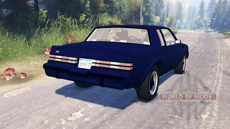 Buick GNX 1987 для Spin Tires