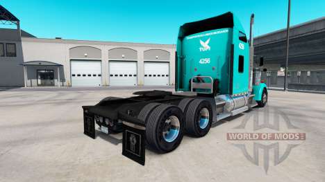 Скин TUM на тягач Kenworth W900 для American Truck Simulator