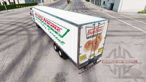 Скин Krispy Kreme на полуприцеп для American Truck Simulator