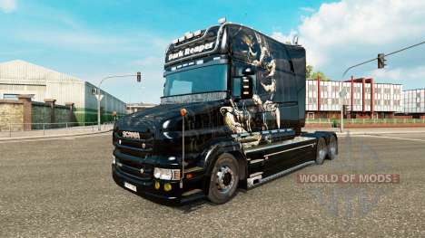 Скин Dark Reaper на тягач Scania T для Euro Truck Simulator 2