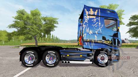 Scania R700 Evo gold для Farming Simulator 2017