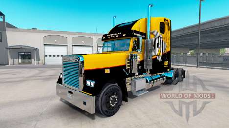 Скин Caterpillar на Freightliner Classic XL для American Truck Simulator
