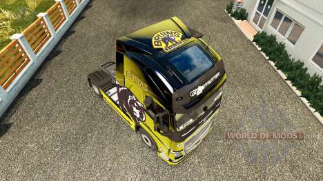 Скин Boston Bruins на тягач Volvo для Euro Truck Simulator 2