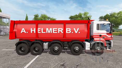 MAN TGS 18.440 A. Helmer B.V. dump v2.3 для Farming Simulator 2017