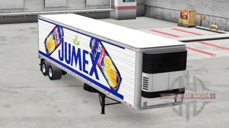 Скин Jumex на рефрижераторный полуприцеп для American Truck Simulator