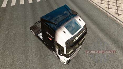 Скин Black and White на тягач Volvo для Euro Truck Simulator 2