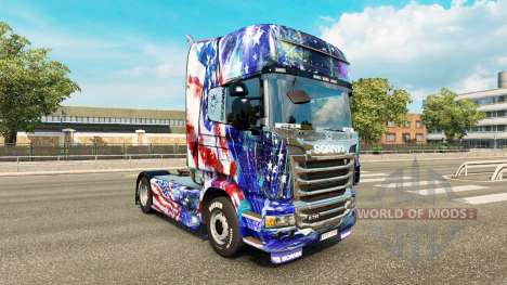 Скин на тягач Scania для Euro Truck Simulator 2