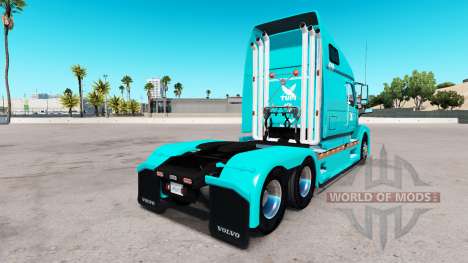 Скин TUM на тягач Volvo VNL 670 для American Truck Simulator