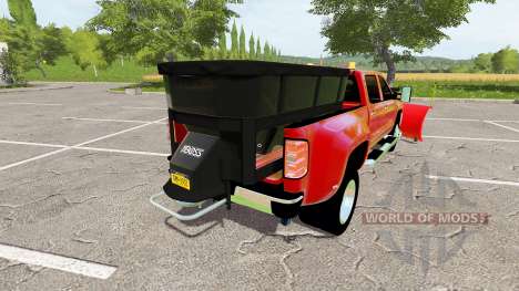 Chevrolet Silverado 3500 HD 2016 plow для Farming Simulator 2017