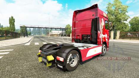 Скин Christmas на тягач DAF для Euro Truck Simulator 2