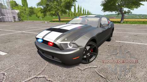 Ford Mustang GT Road Rage Police для Farming Simulator 2017