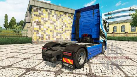 Скин R.Thurhagens на тягач Volvo для Euro Truck Simulator 2