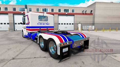 Скин America на тягач Peterbilt 389 для American Truck Simulator