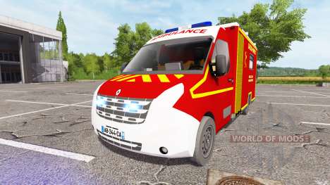 Renault Master Ambulance v2.0 для Farming Simulator 2017