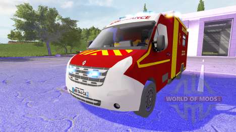 Renault Master Ambulance для Farming Simulator 2017