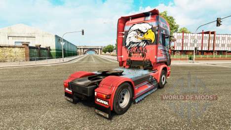 Скин Design N7 на тягач Scania для Euro Truck Simulator 2