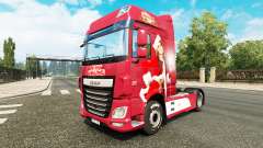 Скин Christmas на тягач DAF для Euro Truck Simulator 2