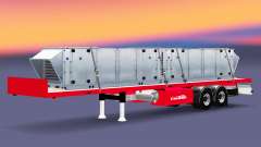 Полуприцеп-платформа Mammut с различными грузами для Euro Truck Simulator 2
