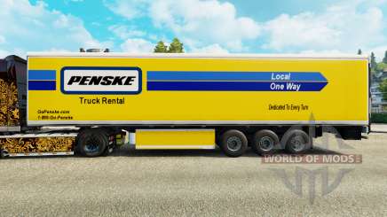Скин Penske на рефрижераторный полуприцеп для Euro Truck Simulator 2