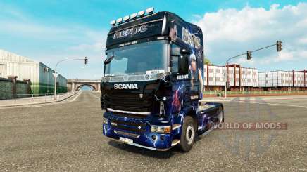 Скин AC-DC на тягач Scania для Euro Truck Simulator 2