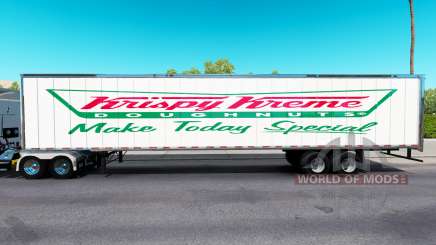 Скин Krispy Kreme на полуприцеп для American Truck Simulator