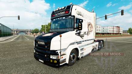 Скин Гагарин на тягач Scania T для Euro Truck Simulator 2