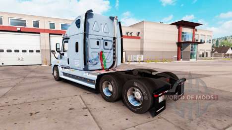 Скин ADL на тягач Freightliner Cascadia для American Truck Simulator