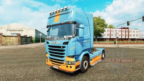 Скин DS3 на тягач Scania для Euro Truck Simulator 2