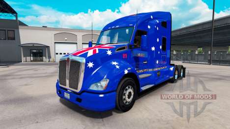 Скин Jnr-Snr Aussie на тягач Kenworth T680 для American Truck Simulator