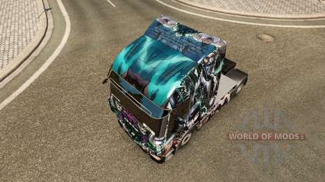 Скин DC Villains на тягач Iveco для Euro Truck Simulator 2