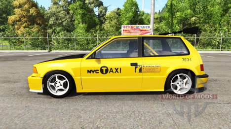 Ibishu Covet New York Taxi v0.8.0.1 для BeamNG Drive