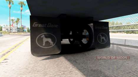 Обновлённые брызговики у полуприцепов для American Truck Simulator