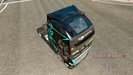 Скин Hi-Tech на тягач Volvo для Euro Truck Simulator 2