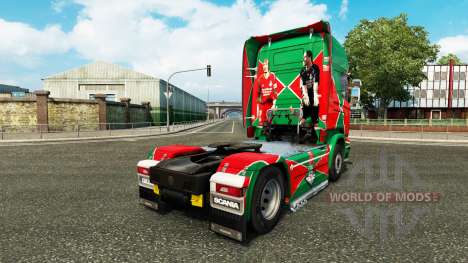 Скин Локомотив v2.0 на тягач Scania для Euro Truck Simulator 2